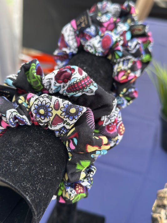 Sugar Skull Scrunchie