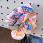 Pink Rainbow Scrunchie or Hair Bow