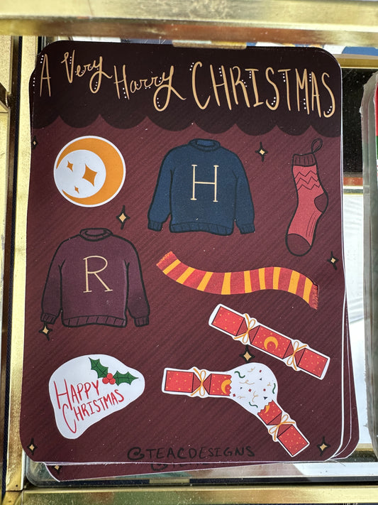 A Very Harry Christmas Sticker Sheet