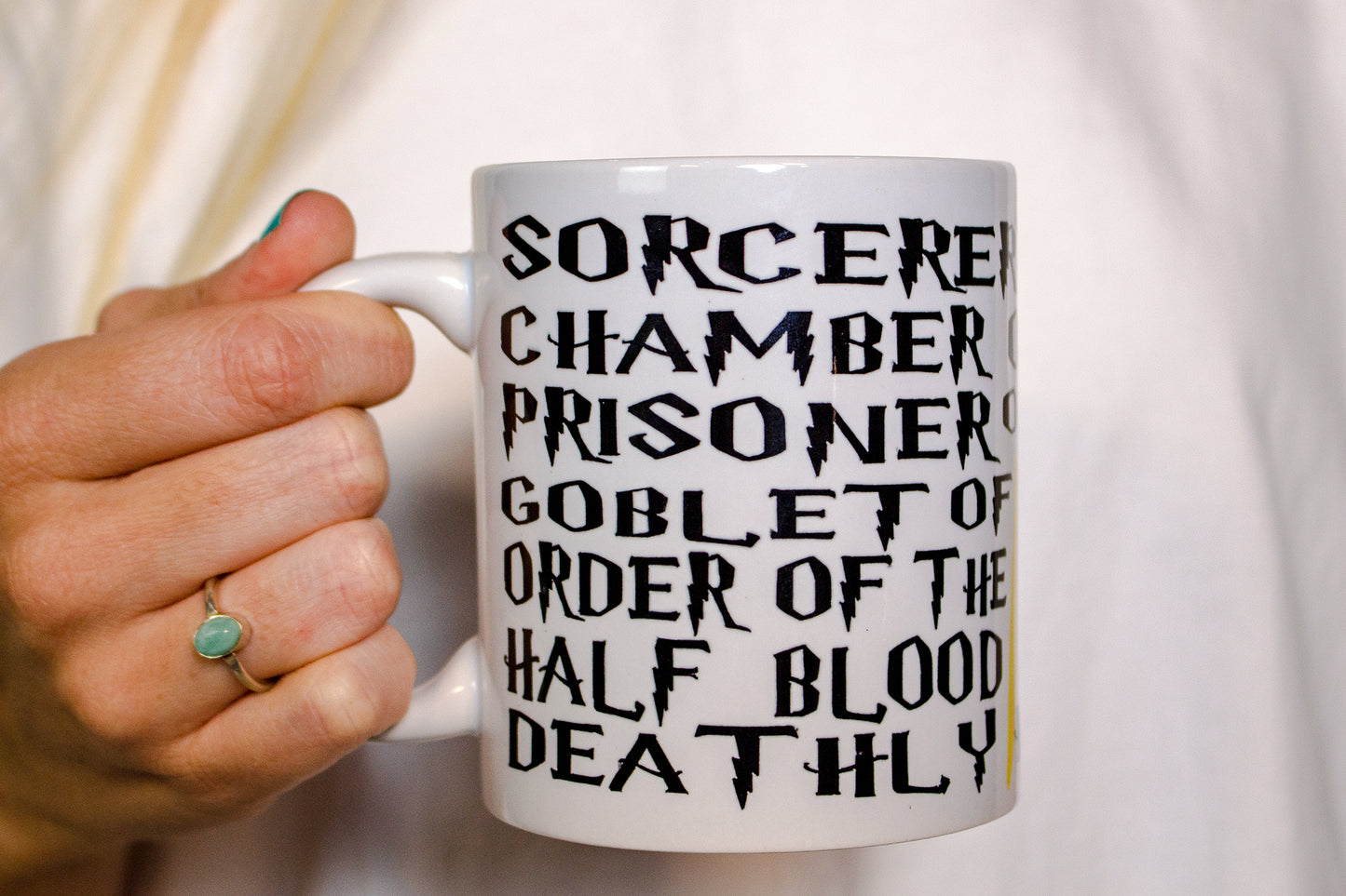 Harry Potter Book Titles Mug