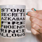 Harry Potter Book Titles Mug