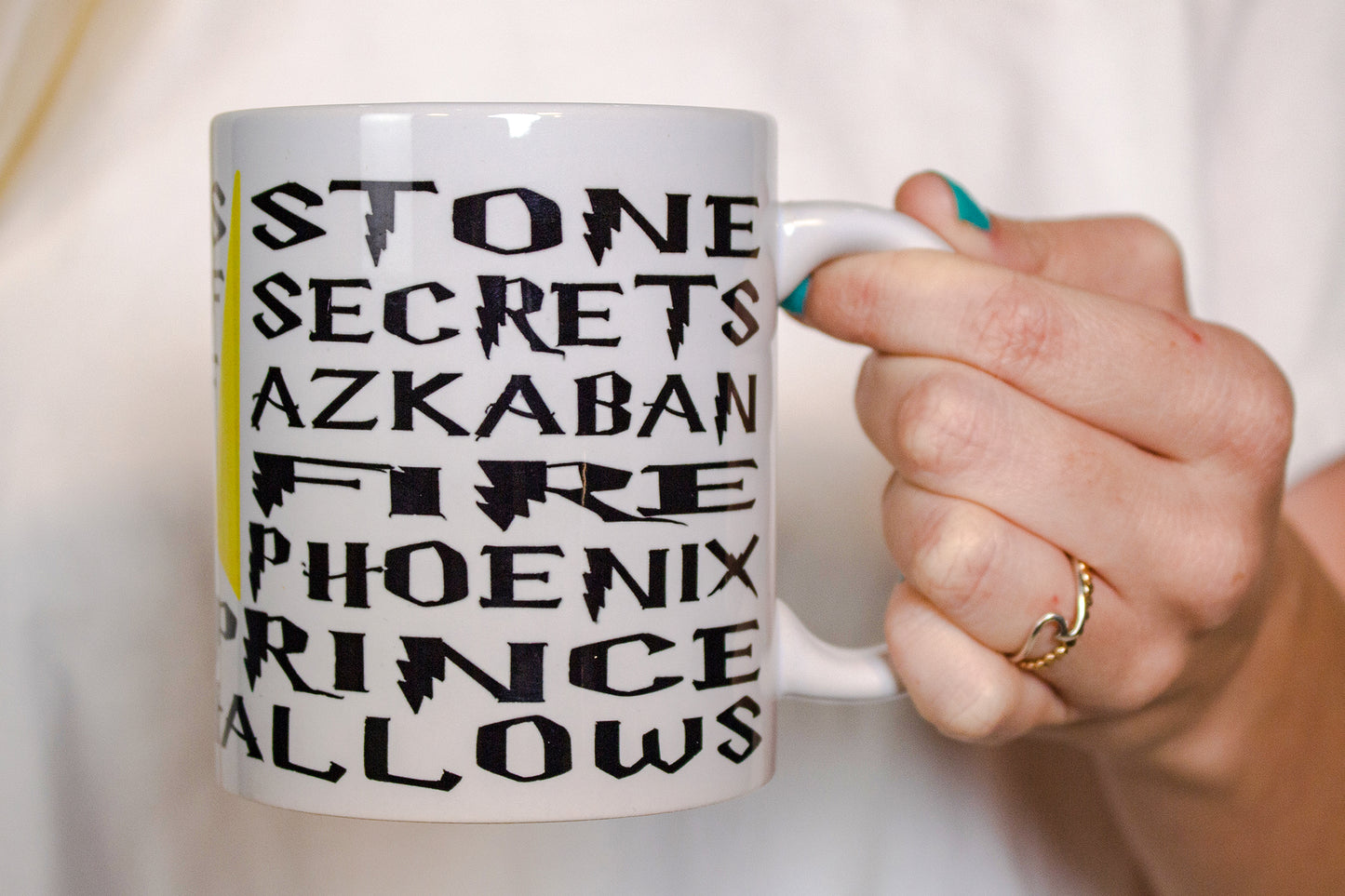 Harry Potter Book Titles Mug